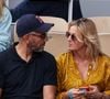 Très amoureuse, la designer n'hésite pas à soutenir son chéri dans chacun de ses projets.
Roschdy Zem et sa compagne Sarah Lavoine - Célébrités en tribunes des Internationaux de France de tennis de Roland Garros 2023 à Paris le 11 juin 2023. © Jacovides-Moreau/Bestimage