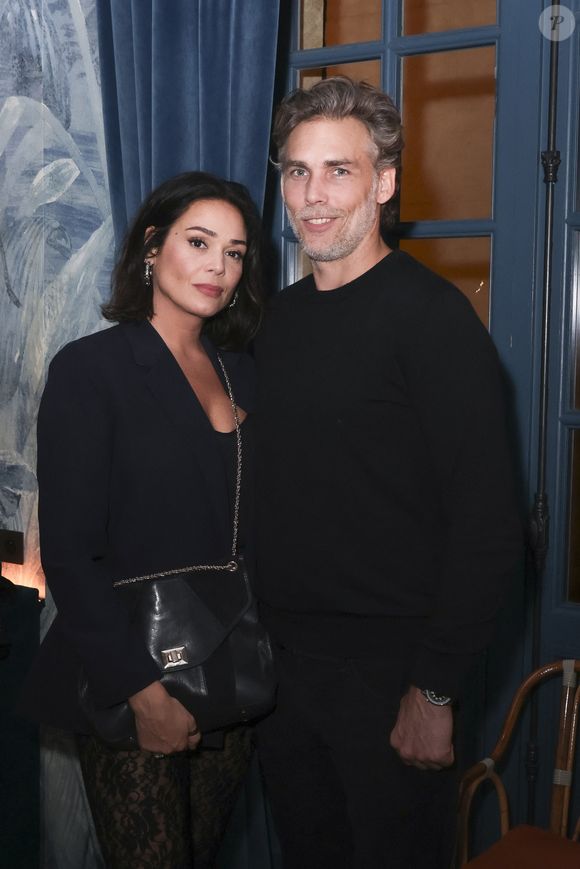 Exclusif -  Lola Dewaere et son compagnon Gianni Giardinelli - Quatrième édition de la soirée "Les jeudis de Sandra" au Café Lapérouse organisée par S.Sisley à Paris le 29 février 2024. © Jack Tribeca / Bestimage
