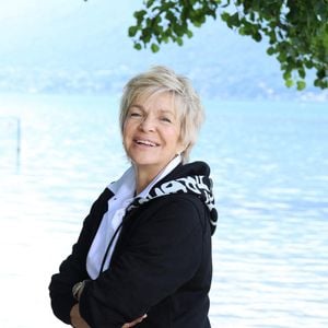 Exclusif - Véronique Jannot pose lors de la 4ème édition du festival cinéma français et gastronomie d'Aix-les-Bains, le 4 juin 2025.
© Denis Guignebourg / Bestimage