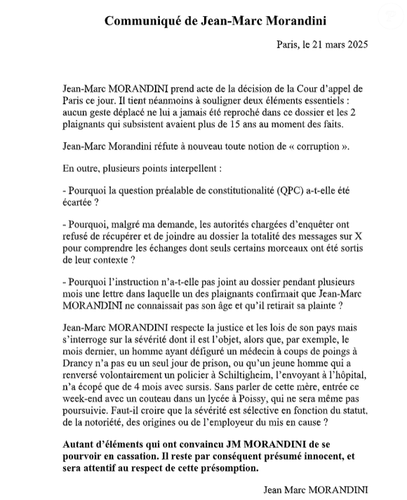 Jean-Marc Morandini brise le silence