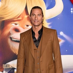 Matthew McConaughey à la première du film "Sing 2" à Los Angeles, le 12 décembre 2021. © AGENCE / BESTIMAGE