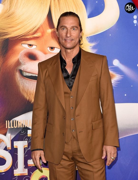 Matthew McConaughey à la première du film "Sing 2" à Los Angeles, le 12 décembre 2021. © AGENCE / BESTIMAGE