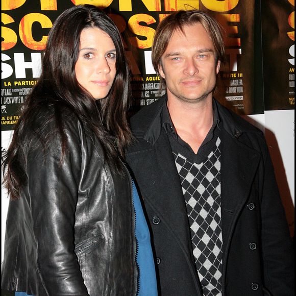 Archives - David Hallyday et sa femme Alexandra Pastor à l'Olympia.
