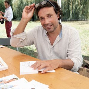 Bruno Salomone assiste à la 2e édition de 'Les Ecrivains Chez Gonzague Saint Bris' ( anciennement Foret des Livres) à Chanceaux près de Loches, France, le 25 août 2019.
Photo par David Niviere/ABACAPRESS.COM