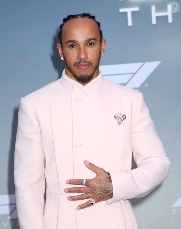 Lewis Hamilton à la première mondiale de 'F1' d'Apple Original Films & Warner Bros. Pictures à Times Square à New York City, le 16 juin 2025. ©Steven Bergman/AFF/ABACAPRESS.COM