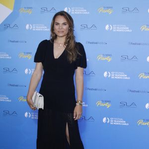 Melanie Maudran sur le tapis bleu du photocall de la soirée du 62ème Festival de Télévision de Monte-Carlo, à Monaco, le 17 juin 2023. © Denis Guignebourg/BestImage
