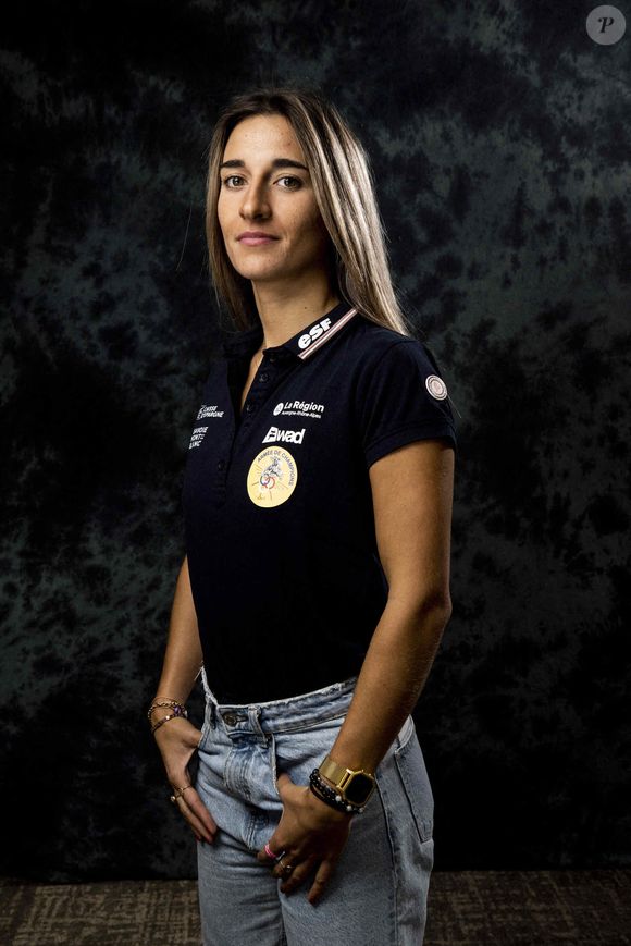 Perrine Laffont - Ski Freestyle - Présentation des équipes de France de ski et de snowboard à Paris, le 10 octobre 2022. 
© JB Autissier / Panoramic / Bestimage