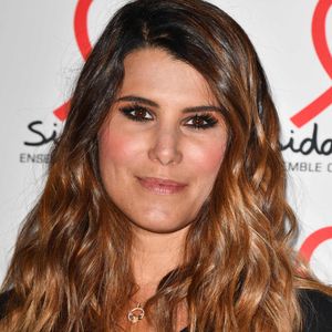 Karine Ferri assiste au photocall et à la conférence de presse du Sidaction 2019 à la salle Wagram le 18 mars à Paris, France. Photo by David Niviere/ABACAPRESS.COM