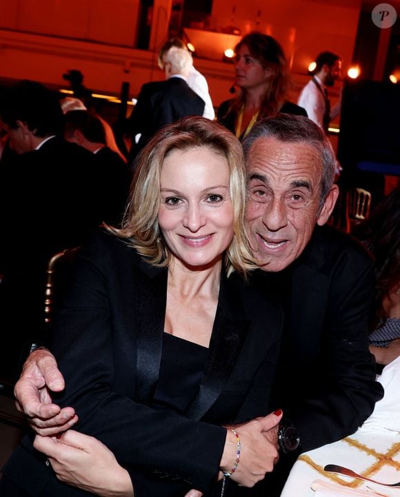 Audrey Crespo-Mara et Thierry Ardisson - Soirée de gala "Heroes for Imagine" qui a permis de récolter dix millions d'euros au profit de la recherche contre les maladies génétiques à Paris le 23 septembre 2024.© Dominique Jacovides / Bestimage