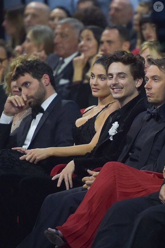 Timothée Chalamet et sa compagne Kylie Jenner à la cérémonie David di Donatello Awards  à Rome, le 7 mai 2025. Backgrid UK/ Bestimage