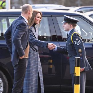 Le prince William, prince de Galles, et Catherine (Kate) Middleton, princesse de Galles, arrivent pour visiter l'Académie nationale de curling à Stirling, Royaume Uni, le 20 janvier 2026. Cover Images via ZUMA Press / Bestimage/Bestimage