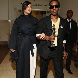 New-York -  Rihanna et A$AP Rocky aux CFDA Fashion Awards, au musée américain d’histoire naturelle à New York.
GOFF  / BESTIMAGE