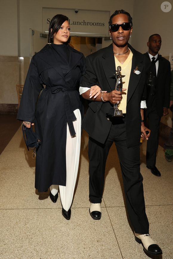 New-York -  Rihanna et A$AP Rocky aux CFDA Fashion Awards, au musée américain d’histoire naturelle à New York.
GOFF  / BESTIMAGE