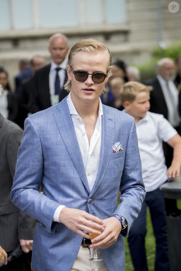La famille royale de Norvège lors de la garden party du jubilé des 25 ans de règne du roi Harald de Norvège à Trondheim le 23 juin 2016. Royalportraits Europe/Bernard Rubsamen / Bestimage