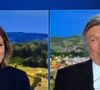 Que ce soit comme présentatrice du JT de 13 heures de TF1

Jacques Legros face à Isabelle Ithurburu présente son dernier JT de 13 heures en sa qualité de joker pendant près de 26 ans sur TF1.  © Agence via Bestimage