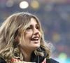 Tandis que les élèves de la "Star Academy" interprétait un medley country, Marine a en effet chuté en avant, alors qu'elle se dirigeait vers le fond de la scène.
Marine (Star Academy 2024) chante "Les Corons" en hommage à Pierre Bachelet, pour le 20ème anniversaire de sa mort, lors du match de Ligue 1 McDonald's "Lens - Strasbourg (0-2)" au stade Bollaert-Delelis, le 16 février 2025. Laurent Sanson/PsnewZ/Bestimage