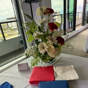 Exclusif - Stéphane Plaza, en voyage d'affaire pour trouver de nouveaux franchisés à Île Maurice, a reçu une invitation du président Emmanuel Macron à l'occasion de l'inauguration du nouveau site de l'Ambassade de France à Maurice à l'immeuble "The Workplace", Moka-Telfair, le vendredi 21 novembre 2025. © Bestimage