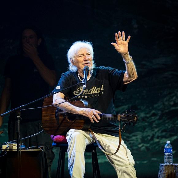 Exclusif - Hugues Aufray en concert au Zenith de Rouen le 27 juin 2026. © Pierre Perusseau/Bestimage