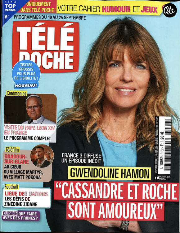Gwendoline Hamon fait la Une de Télé Poche.