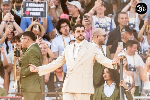 Bad Bunny (Benito Antonio Martinez Ocasio) à son concert de Milan juillet 2026 (Crédit Image : © Mirko Fava/IPA via ZUMA Press)