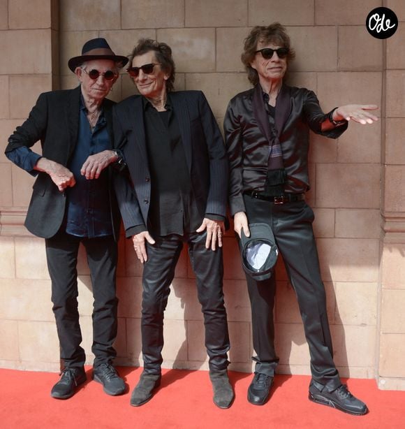 Keith Richards, Ronnie Wood et Mick Jagger lors de l'événement de lancement de l'album "Hackney Diamonds" des Rolling Stones, au Hackney Empire, à Londres, le 6 septembre 2023.

© Mirrorpix / Bestimage