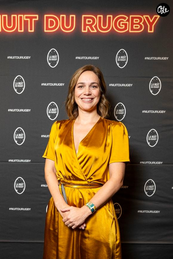 Nathalie Péchalat - Soirée de la 19ème édition de la Nuit du Rugby à l'Olympia, Paris le 20 novembre 2023.La Nuit du rugby est une cérémonie organisée chaque année depuis 2004 sous l'égide de la Ligue nationale de rugby en collaboration avec Provale et TECH XV, pour récompenser les acteurs du rugby professionnel français qui se sont distingués lors des championnats de France de rugby Top 14 et Pro D2. © Pierre Perusseau/Bestimage