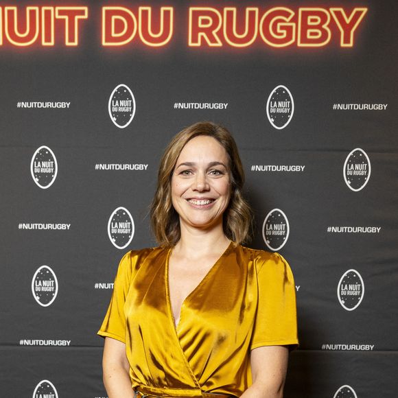 Nathalie Péchalat - Soirée de la 19ème édition de la Nuit du Rugby à l'Olympia, Paris le 20 novembre 2023.La Nuit du rugby est une cérémonie organisée chaque année depuis 2004 sous l'égide de la Ligue nationale de rugby en collaboration avec Provale et TECH XV, pour récompenser les acteurs du rugby professionnel français qui se sont distingués lors des championnats de France de rugby Top 14 et Pro D2. © Pierre Perusseau/Bestimage