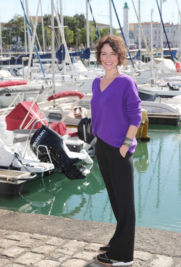 Elsa Lunghini - Photocall de la série "Ici tout commence" lors de la 26ème Edition du Festival de la Fiction de La Rochelle. Le 14 septembre 2024
© Patrick Bernard / Bestimage