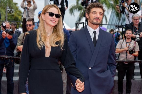 Virginie Efira et Niels Schneider - Montée des marches du film « L’inconnue» lors du 79ème Festival International du Film de Cannes, le 18 mai 2026. © Olivier Borde / Bestimage