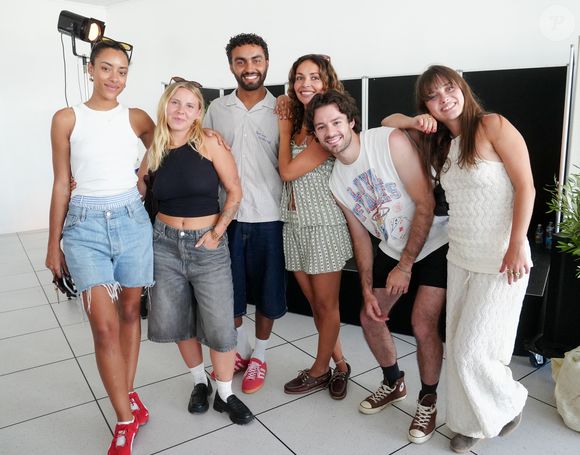 Yarra Charry, Charlie Loiselier, Abdellah Boujalal, Marie Fèvre-Scheuermann, Alex Doux, Louve Le Coadou - Festival "Les Hérault du Cinéma et de la Télé 2025" au Cap d'Agde le 21 juin 2025. © Anne-Sophie Guebey/Bestimage