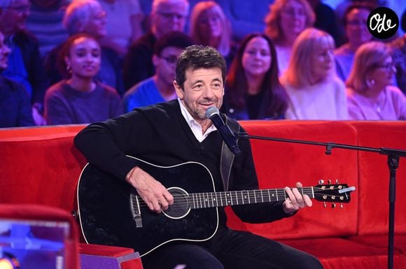 Exclusif - Patrick Bruel lors de l'enregistrement de l'émission "Vivement dimanche" au studio Rive Gauche, présentée par M.Drucker avec une diffusion sur France 3 le 15 mars 2026, à Paris, France, le 4 mars 2026. © Guillaume Gaffiot/Bestimage