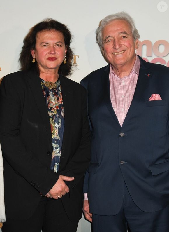 Jean-Loup Dabadie avec sa femme Véronique Bachet - Avant-première du film "Mon Inconnue" au cinéma UGC Normandie à Paris le 1er avril 2019. © Coadic Guirec/Bestimage