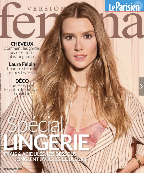 La une de l'hebdomadaire Version Femina distribué avec Le Parisien Dimanche © Le Parisien
