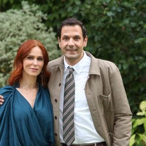 Audrey Fleurot et Mehdi Nebbou au photocall de la série "HPI" à l'ambassade de France à Rome, le 29 septembre 2022.
Crédit : SGP / BESTIMAGE