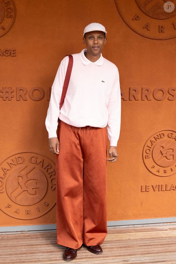 Stromae au Village pour la finale masculine lors des Internationaux de France 2025 à Roland Garros le 08 juin 2025 à Paris, France. Photo Nasser Berzane/Abaca