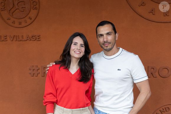 Louise Monot et Samir Boitard à la soirée du Village pendant les Internationaux de France 2025 à Roland Garros le 02 juin 2025 à Paris, France. Photo by Nasser Berzane/ABACAPRESS.COM