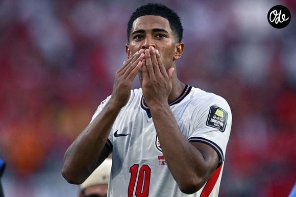 Jude Bellingham lors du match opposant l'Angleterre à la Norvège en 1/4 finale de la Coupe du monde, à Miami, le 11 juillet 2026.

© Image Sport/Psnewz/Bestimage
