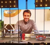 Aspergé par un extincteur tenu par l'imposant Sébastien Chabal lui disant "Tu sais très bien ce que tu as fait de mal l'an passé !", l'ancien animateur du Morning Live a ensuite reçu un message de Tony Estanguet
Les Enfoirés 2025, TF1, 7 mars 2025