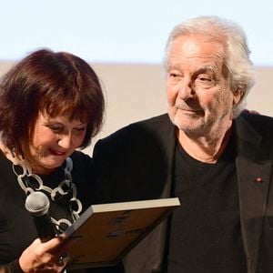 Sabine Azema et Pierre Arditi reçoivent un prix patrimoine Fipresci - Festival Lumière à Lyon le 13 octobre 2025. © Romain Doucelin/Bestimage
