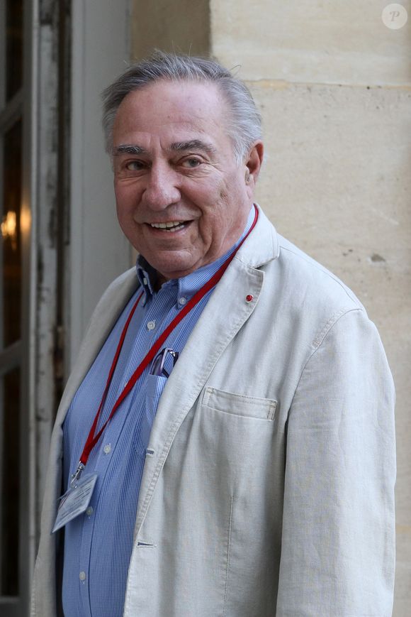 Allain Bougrain-Dubourg - La première ministre recoit les membres du CNR lors de la présentation de la planification écologique, à l'Hôtel de Matignon, Paris, le 19 septembre 2023. © Stéphane Lemouton / Bestimage