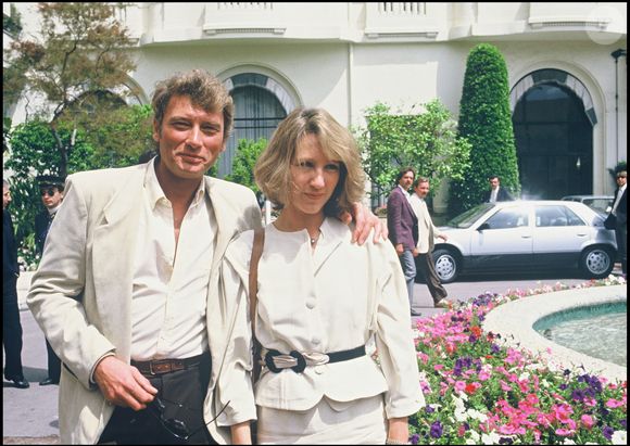 Nathali Baye et Johnny Hallyday en 1984.  RINDOFF-PATERSON / BESTIMAGE