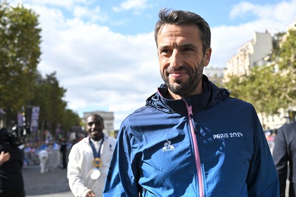 La "Parade des Champions" des Jeux Olympiques et Paralympiques de Paris2024, sur les Champs-Elysées. Paris, le 14 septembre 2024.
© Eliot Blondet/Pool/Bestimage