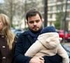 Il a également connu une grande première en prenant l’avion pour la première fois.

Gauthier Le Bret et son fils, Marcel (cinq mois) dans ses bras - Mariage civil de Georges Fenech et Amélie Leperre-Dimeglio à la mairie du 16ème arrondissement de Paris le 31 janvier 2026. © Pierre Perusseau / Bestimage