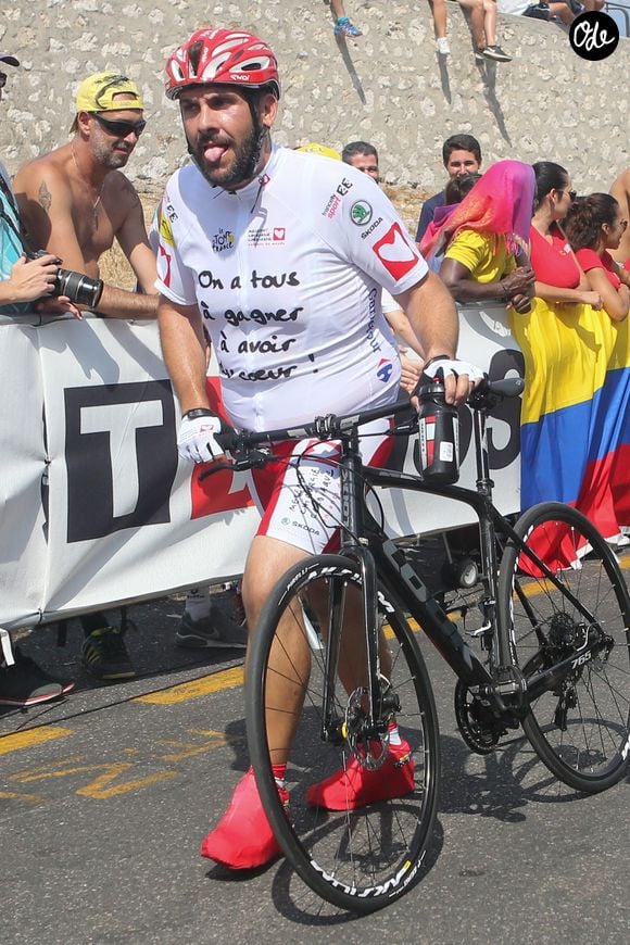 Laurent Ournac - Etape du coeur 2017 au profit de l'association "Mécénat Chirurgie Cardiaque" à Marseille, le 22 juillet 2017. © CVS/Bestimage
