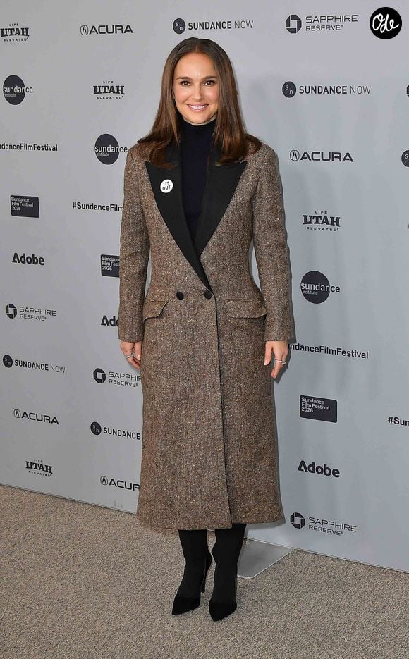 L'actrice oscarisée, qui a fait le choix de s'installer durablement en France, 

Natalie Portman lors de la première de "The Gallerist" le 24 janvier 2025 à Park City
©Photo Press Service / BESTIMAGE