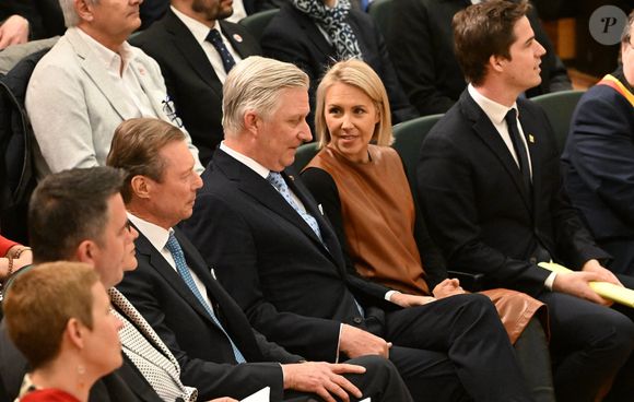 Maria Teresa s'est confié à "Point de Vue" et a dévoilé qu'ils avaient leurs habitudes tous les étés

Le Grand duc Henri et la Grande Duchesse Maria Teresa de Luxembourg sont reçus par le roi Philippe et la reine Mathilde de Belgique au Palais des Princes-Evêques à Liège, le 18 avril 2024, en présence de Catherine Delcourt et Willy Demeyer, maire de Liège. Le grand duc et la grande duchesse de Luxembourg sont en visite officielle en Belgique. Photonews / Bestimage