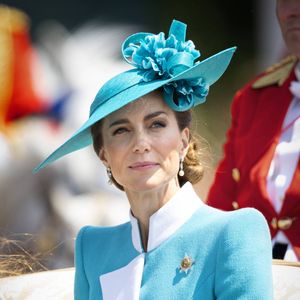 Princess Catherine (Catherine "Kate" Middleton, princesse de Galles), Official birthday parade for King Charles, The King's Birthday Parade 2025 (Trooping the Colour) in London, United Kingdom, June 14, 2025. ( DANA-No: 02619884 ) © Dana Press / Bestimage