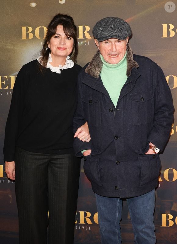 Claude Lelouch avec sa femme Valérie Perrin-Lelouch - Avant-premiere du film "Boléro" au cinéma Pathé Wepler à Paris le 5 mars 2024. © Coadic Guirec/Bestimage