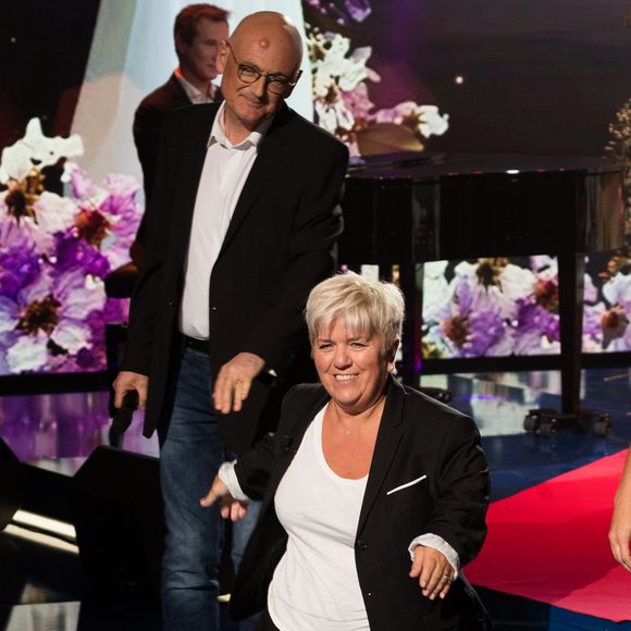 Exclusif - Benoist Gérard et Mimie Mathy - Enregistrement de l'émission "La Boîte à secrets 4" à Paris, présentée par F.Bollaert, et diffusée le 10 avril sur France 3. Le 23 janvier 2020
© Tiziano Da Silva / Bestimage