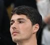 Il a récemment partagé une superbe photo de ses vacances, prise au cœur de l'un des palaces les plus mythiques de la Côte d'Azur.

Dylan Deschamps en tribune du match de demi-finale opposant la France au Maroc lors de la Coupe du Monde 2022 au stade Al-Bayt, à Doha, Qatar, le 14 décembre 2022. La France a gagné 2-0. 

© Philippe Perusseau/Bestimage
